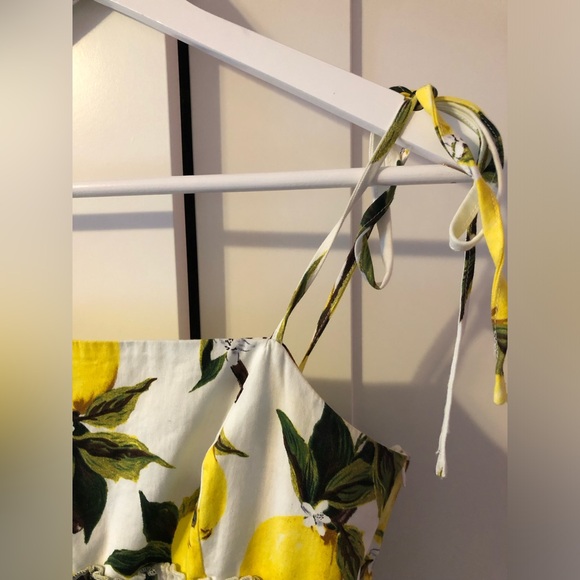 English Factory Drops of Sunshine Lemon Print Dress - Picture 9 of 12